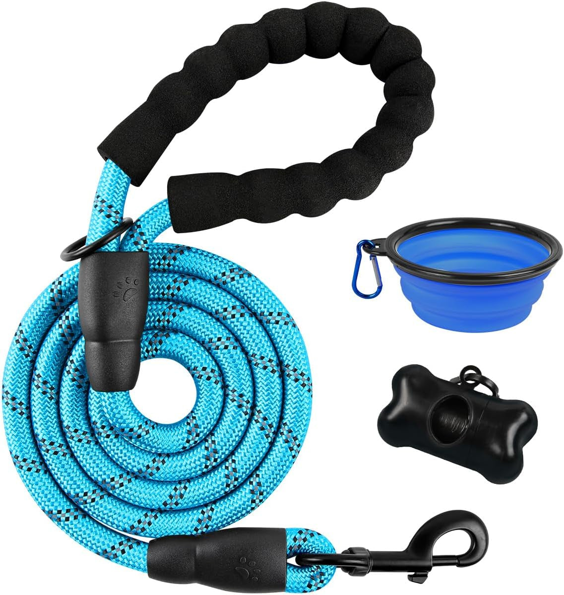 barkbay-dog-leashes-for-large-dogs-heavy-duty-dog-leash-4-5-6-ft-with-comfortable-padded-handle-and-highly-reflective-threads-for-medium-large-dogs-walking-training-running-5ft-1-2-pink