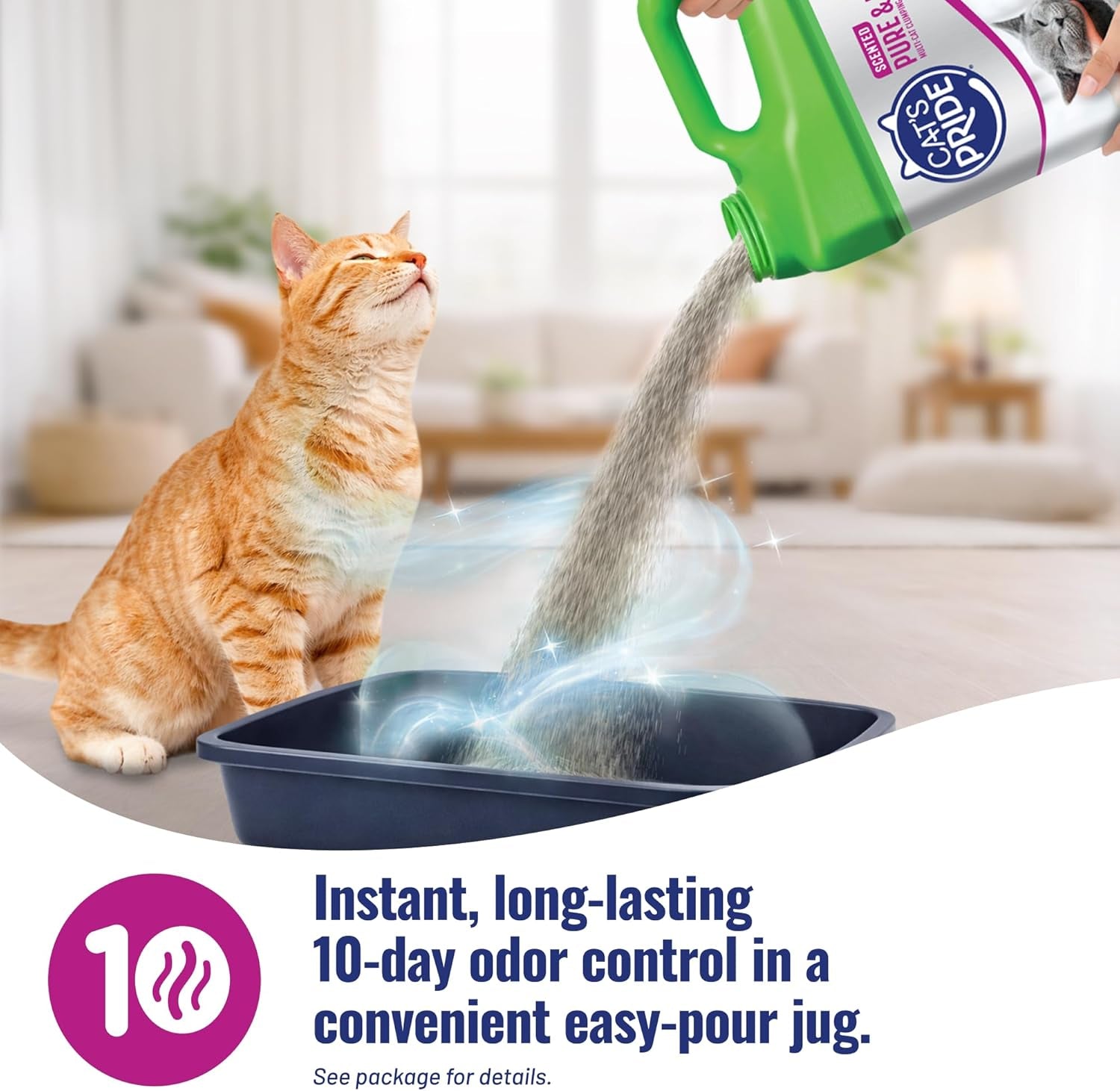 cats-pride-premium-lightweight-clumping-litter-pure-fresh-up-to-10-days-of-powerful-odor-control-multi-cat-scented-10-pounds