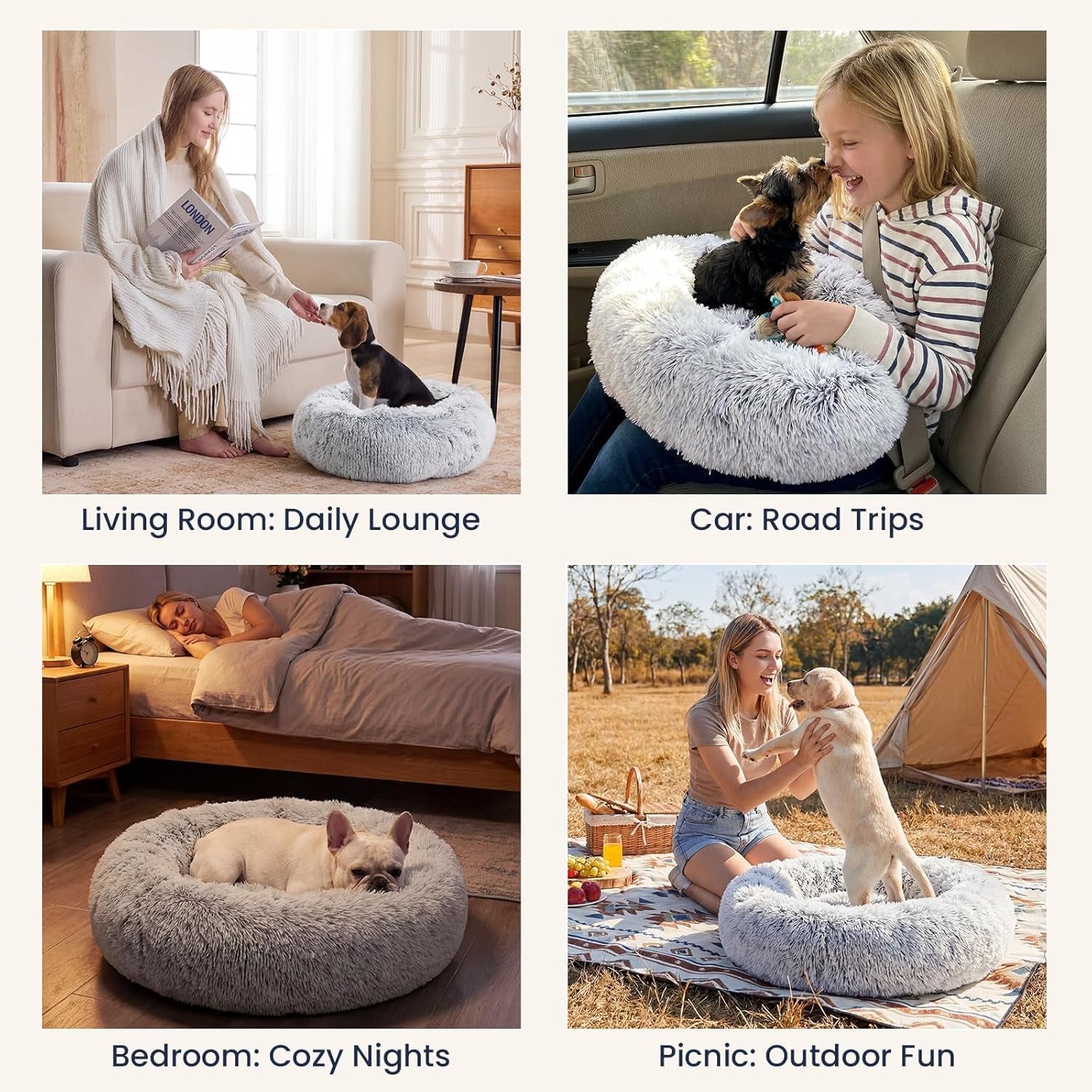 jollyvogue-small-dog-bed-calming-dog-beds-for-small-dogs-indoor-cats-20-inches-donut-washable-cat-bed-for-kittens-puppies-round-fluffy-plush-faux-fur-pet-bedssmoke-grey
