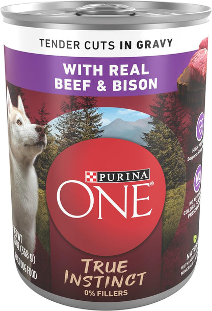 Purina ONE Classic Ground Chicken and Brown Rice Entree Adult Wet Dog Food - (Pack of 12) 13 Oz. Cans14