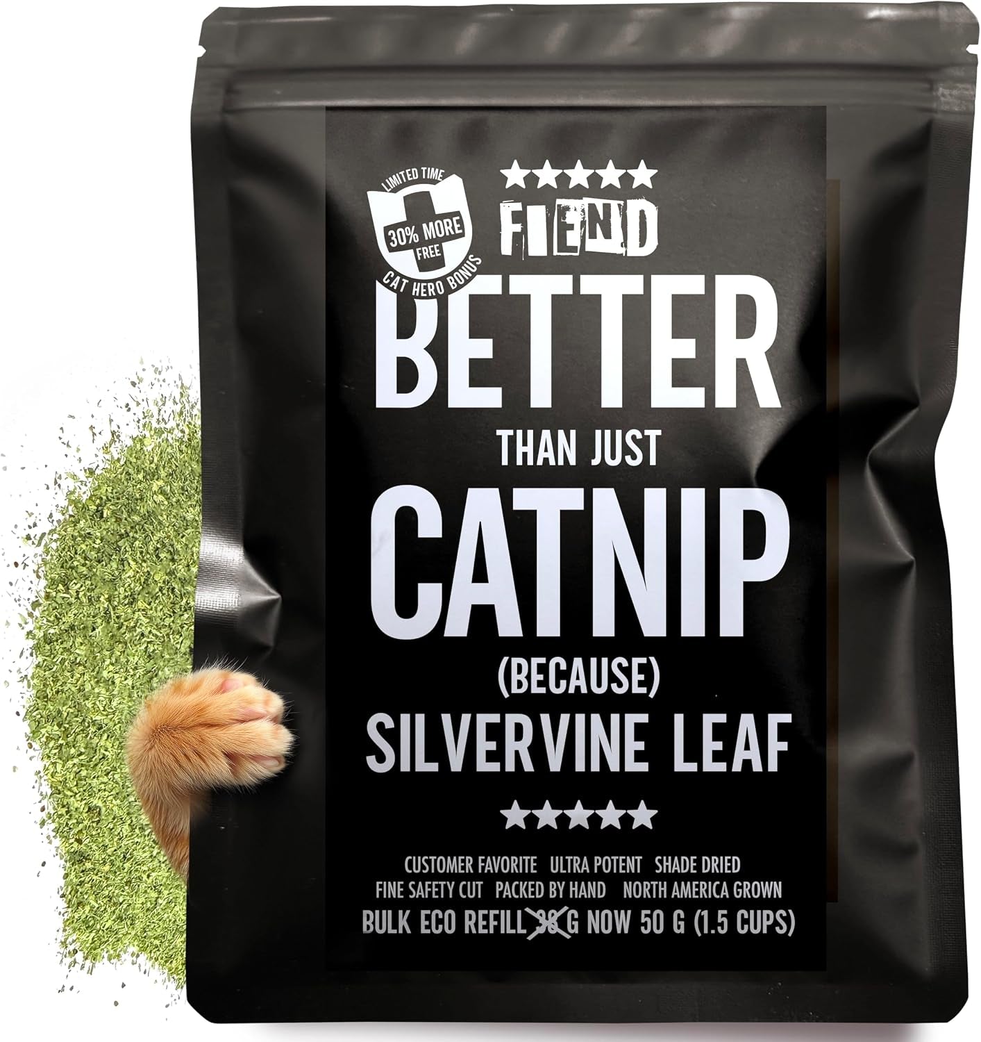 catnip-silvervine-safety-cut-fine-cat-nip-silver-vine-1-5-cup-1-8-oz-vegan-ultra-potent-bulk-rescue-pack-north-american-go-ahead-create-a-monster-human-food-grade-fiend