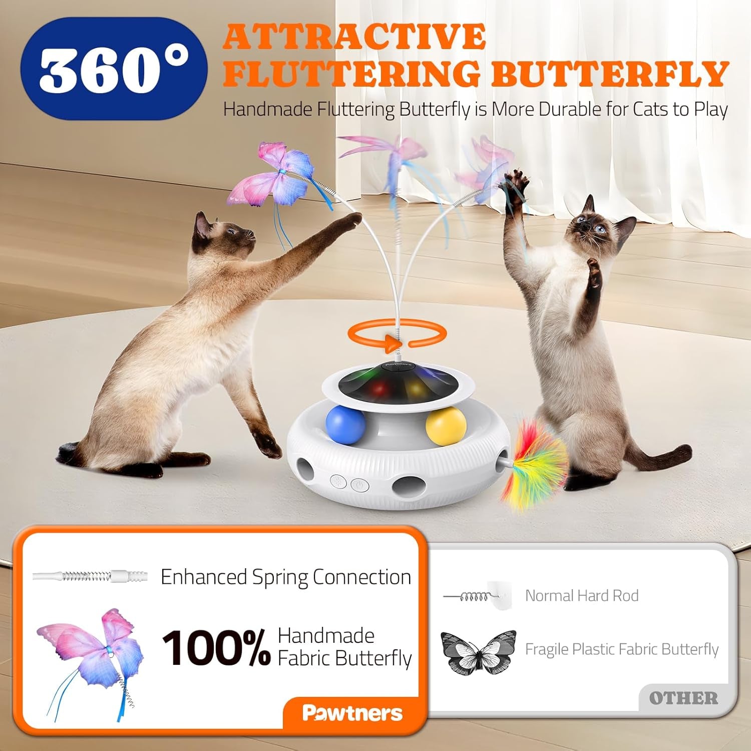 pawtners-interactive-cat-toy-4-in-1-automatic-interactive-kitten-toys-for-indoor-cats-rechargeable-with-fluttering-butterfly-track-balls-and-ambush-feather