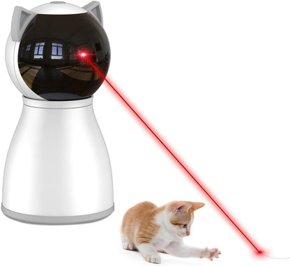 YVE LIFE Cat Toys Laser for Indoor Cats,The 4Th Generation Real Random Trajectory Motion Activated Rechargeable Automatic Cat Laser Toy,Interactive Cat Toys for Bored Indoor Cats/Kittens1