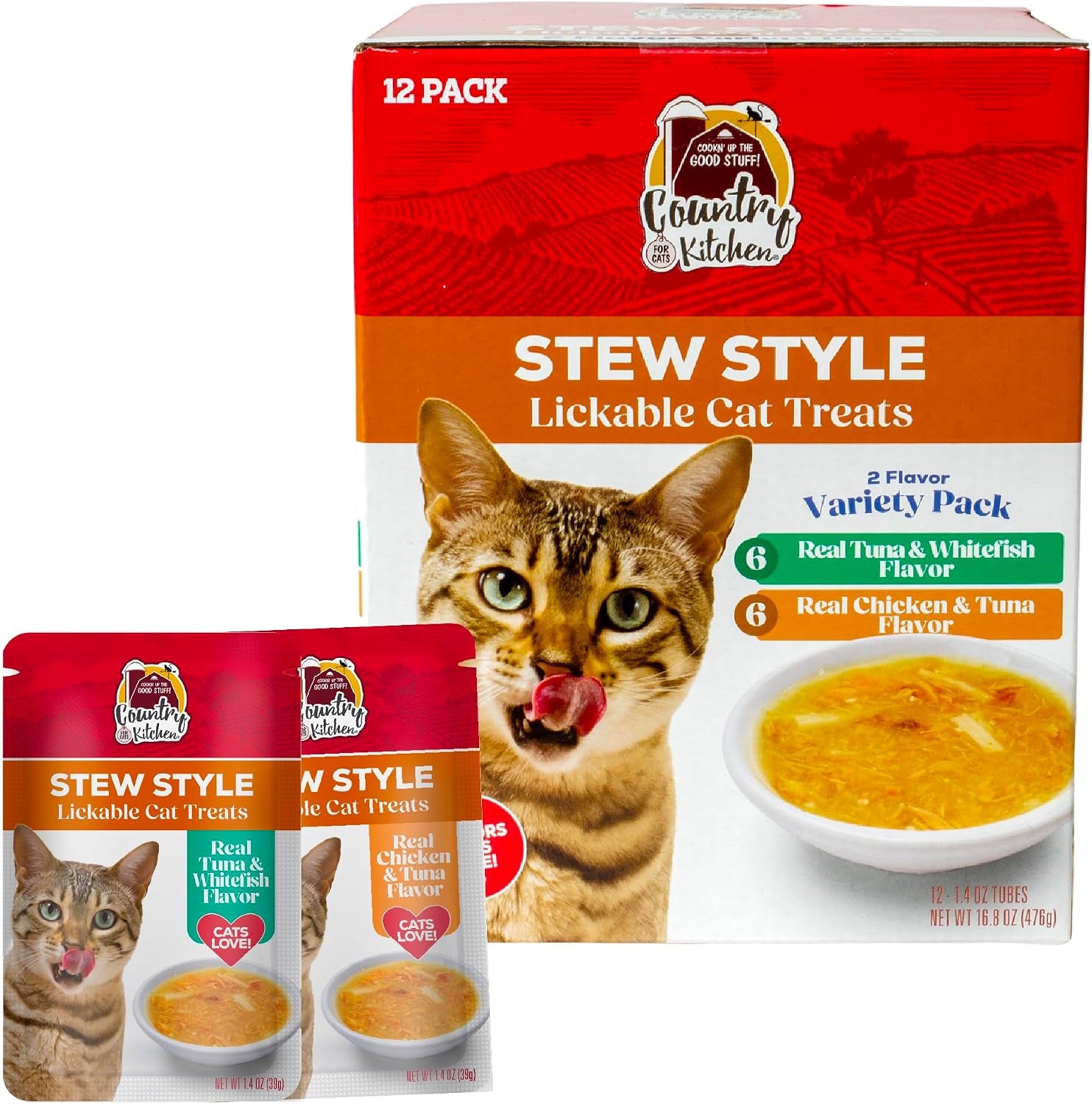 country-kitchen-stew-style-lickable-cat-treats-2-flavor-variety-pack-includes-tuna-whitefish-and-chicken-tuna-made-with-real-meat-5-oz-tubes-12-count