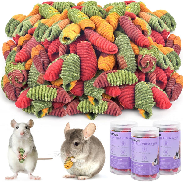 ERKOON Chinchilla Treats, Timothy Grass Chew Toys for Teeth for Rabbit Guinea Pig Gerbil Rat Dwarf Hamster (Large Size-1 Pack)8