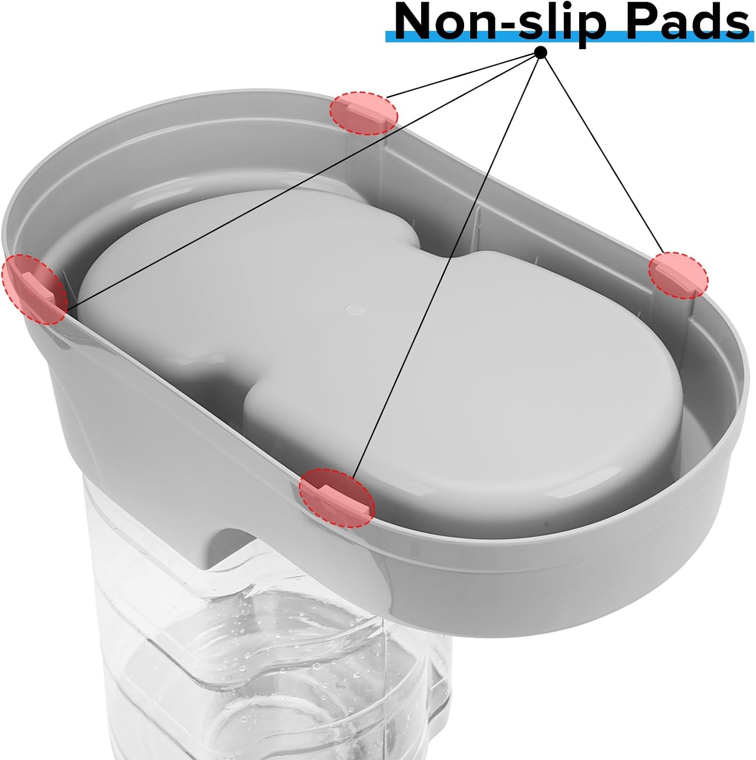 kenond-9-5l-dog-feeder-and-water-bowl-set-for-dog-automatic-food-dispenser-wide-mouth-easy-to-clean-gravity-filled-large-capacity-multi-pet-home