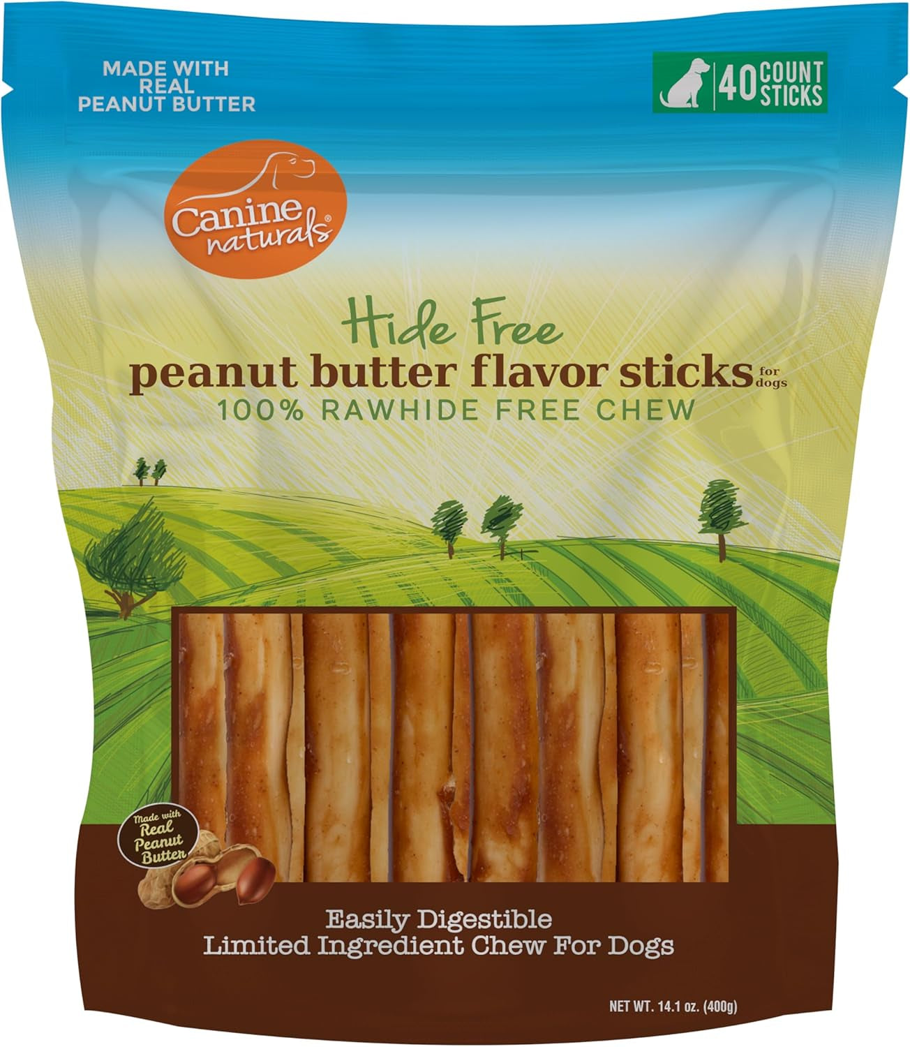 canine-naturals-rawhide-free-peanut-butter-dog-chews-sticks-40-count-100-rawhide-free-made-with-real-peanut-butter-all-natural-easily-digestible-5-in-sticks-dog-treats-bulk-value-pack