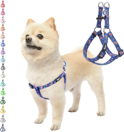 PUPTECK No Pull Dog Harness Soft Adjustable Basic Nylon Step in Puppy Vest Outdoor Walking with ID Tag23
