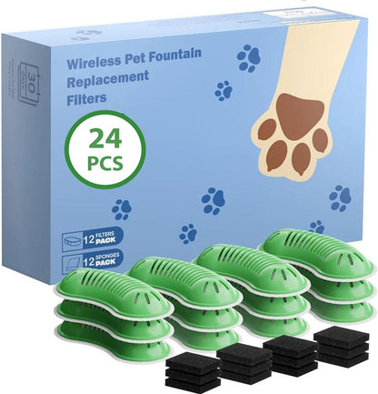 Cat Water Fountain Wireless Cordless: Cat Fountain for Drinking Battery Operated - 88Oz/2.6L Black Pet Water Fountain Rechargeable - Quiet Cats Water Bowl Dispenser with Motion Sensor - Small Animals11