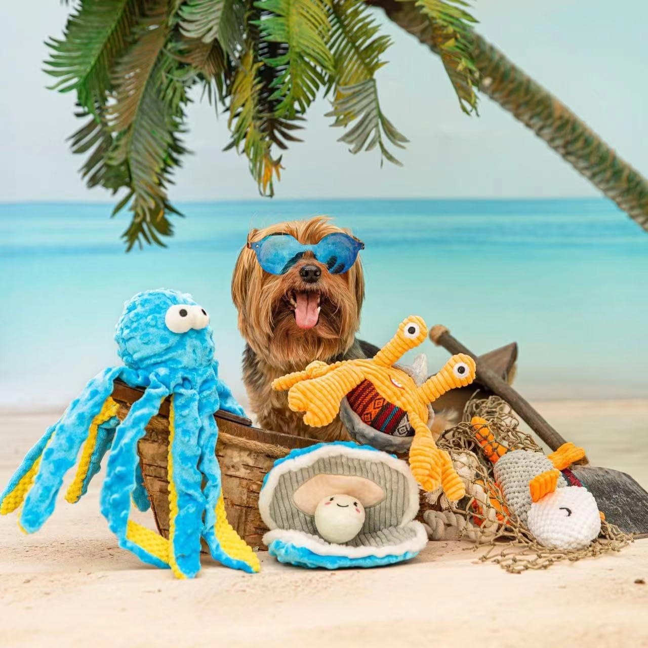 nocciola-4-packs-crinkle-squeaky-dog-toys-for-aggressive-chewers-tough-durable-stuffed-plush-rope-tug-puppy-chew-toy-for-small-medium-large-breeds