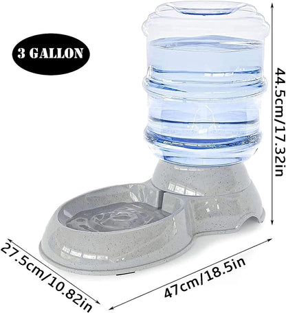 Dog Water Bowl Dispenser,3 Gallon/ 11L Pet Water Dispenser Station for Large Dogs and Cats,Gravity Automatic Feeder,Large Size Dog Drinking Fountain2