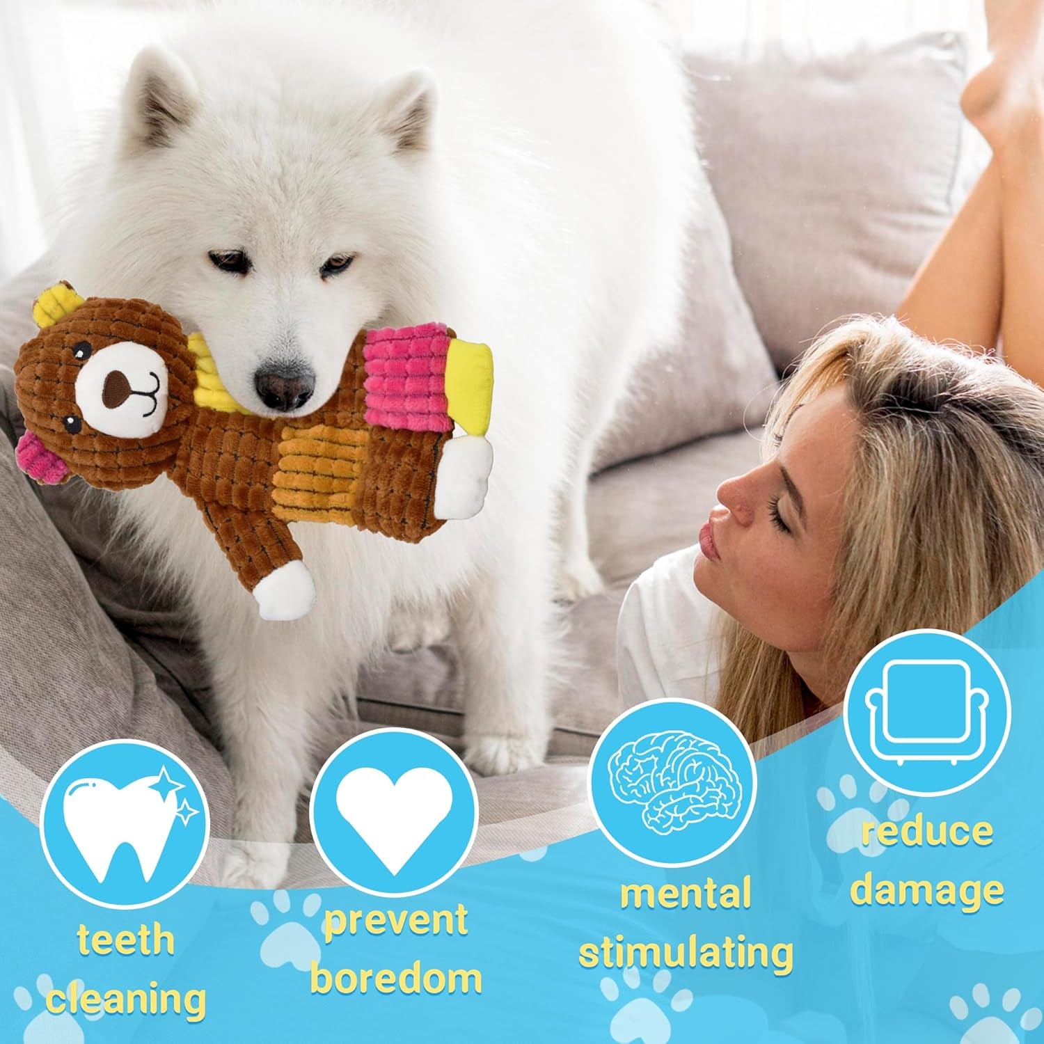 lechong-5pcs-squeaky-dog-toys-large-crinkle-dog-toys-for-large-medium-and-small-dogs-puppy-toys-to-keep-them-busy-great-value-dog-toy-bundle