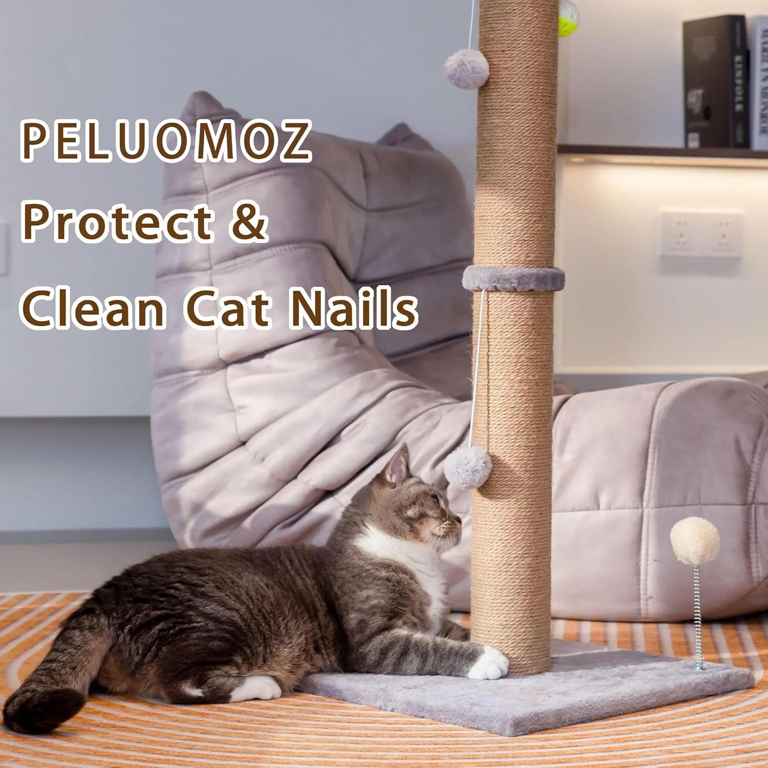tall-cat-scratching-post-36-inch-large-cat-scratch-post-for-indoor-cats-with-durable-natural-sisal-rope-scratcher-post-tree-kitten-interactive-toy-gray