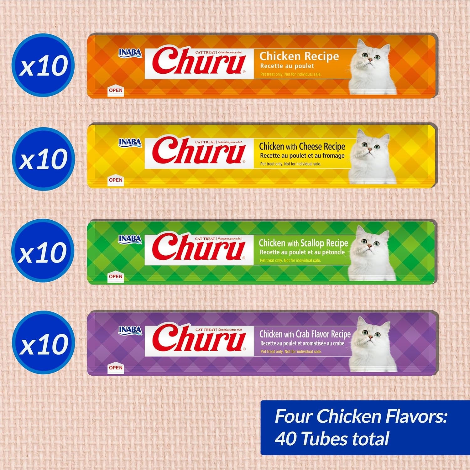 inaba-churu-cat-treats-lickable-squeezable-creamy-puree-cat-treat-with-vitamin-e-0-5-ounces-each-tube-40-tubes-chicken-variety