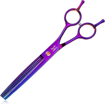 JASON Grooming Scissors for Dogs - Sharp Thinning Dog Shear with Muffler Pad, Stainless Steel Dog Grooming Shears Professional Texture Scissors for Pets Christmas Gift1