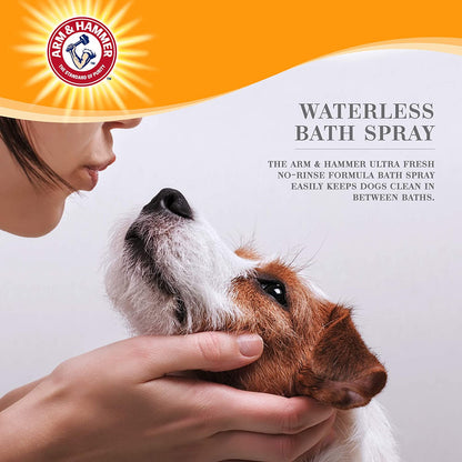 Arm & Hammer Ultra Fresh Waterless Dog Bath Spray, White Jasmine, 10 Fl Oz | No-Rinse Baking Soda Formula for Dogs That Resist Bathing; Freshens Coat between Full Baths or after Outdoor Activity2