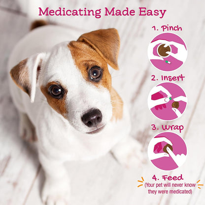 Riley'S Pill Wrap for Dogs - Cheese & Bacon Pill Paste for Dogs - 4.2Oz | Wrap Capsules & Tablets in a Tasty Pocket or Pouch to Mask the Taste – Flavored Treat Paste for Easy Medication Time2