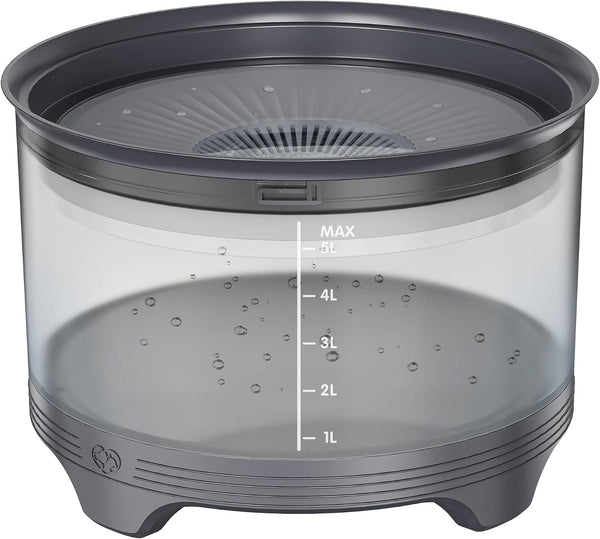 UPSKY 5.5L No-Spill Dog Water Bowl, Slow Drinking Feeder for Messy Drinkers | Large Capacity, Raised Stand Design, Splash-Proof, Anti-Slip, Visible Water Level, Easy to Clean, Ideal for Multi-Pet Homes1