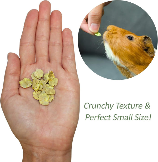 Exotic Nutrition Green Pea Flakes 3Oz. - Healthy & Unique Treat - Rat, Degu, Prairie Dog, Chinchilla, Hedgehog, Parrot, Guinea Pig, Rabbit, Hamster4