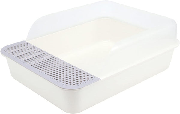 Dog Potty Training Toilet ﻿ Open Top Cat Litter Box Large Plastic Removable Easy Cleaning Litterbox Can Hold 8L, Suitable for 15KG(B)6