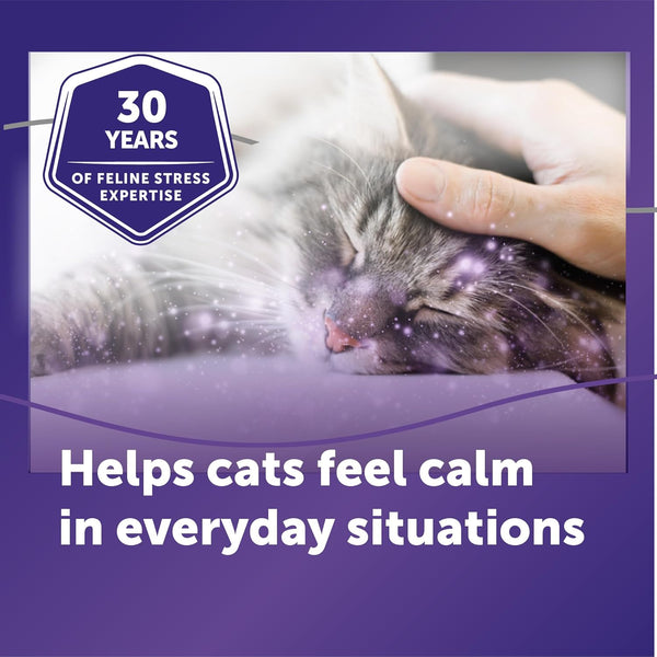 FELIWAY Optimum Cat Calming Diffuser Kit and 1 Pack Refill – Advanced Support to Help Reduce Urine Spraying, Scratching, Fighting and Hiding Due to Stress – All in One Cat Pheromone Plug in Diffuser3