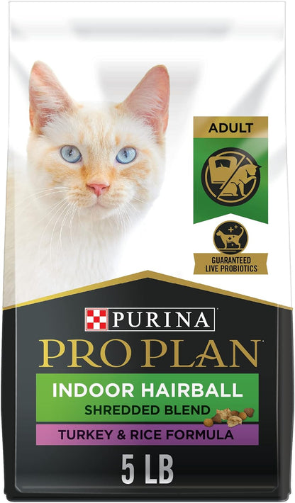 Purina Pro Plan Hairball Management, Indoor Cat Food, Turkey and Rice Formula - 7 Lb. Bag16