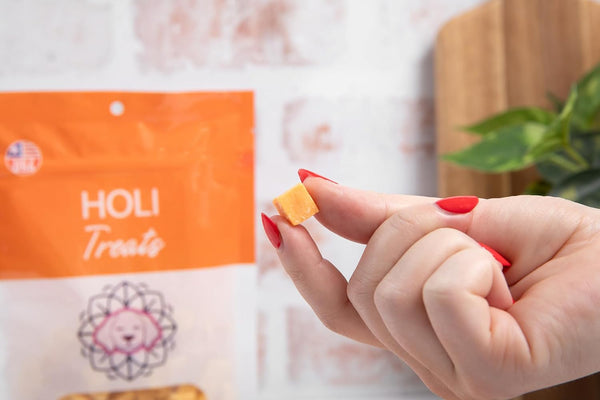 HOLI Freeze Dried Cheddar Cheese Dog Treats - 100% All Natural - Human Grade, Single Ingredient, Lactose Free - Grain Free, Gluten Free, Soy Free – (5 Ounce)5