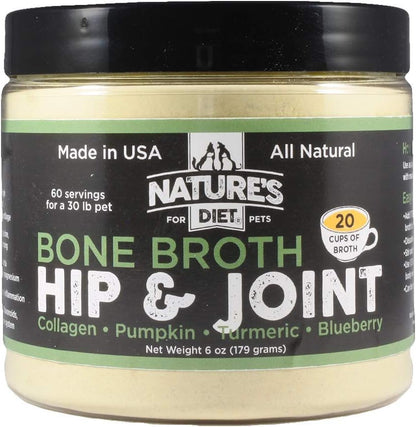 Nature'S Diet Pet Bone Broth Protein Powder with Pumpkin, Fish Oil and Turmeric (Beef, 16 Oz = 159 Servings)8