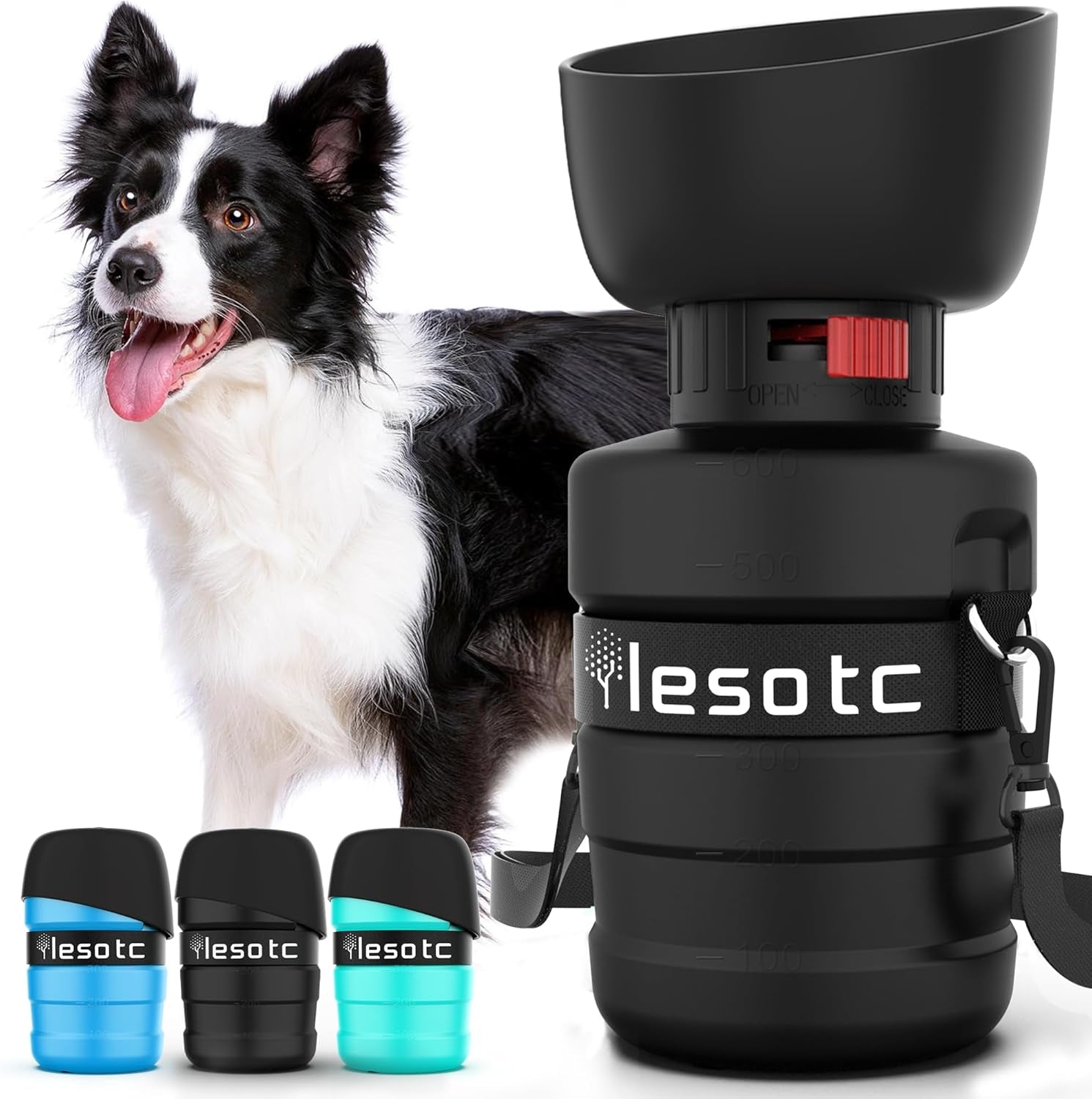 lesotc-dog-water-bottle-portable-water-dispenser-with-travel-water-bowl-leak-proof-pet-travel-squeeze-bottle-puppy-essentials-dog-stuff-accessories-for-outdoor-walking-hiking-camping