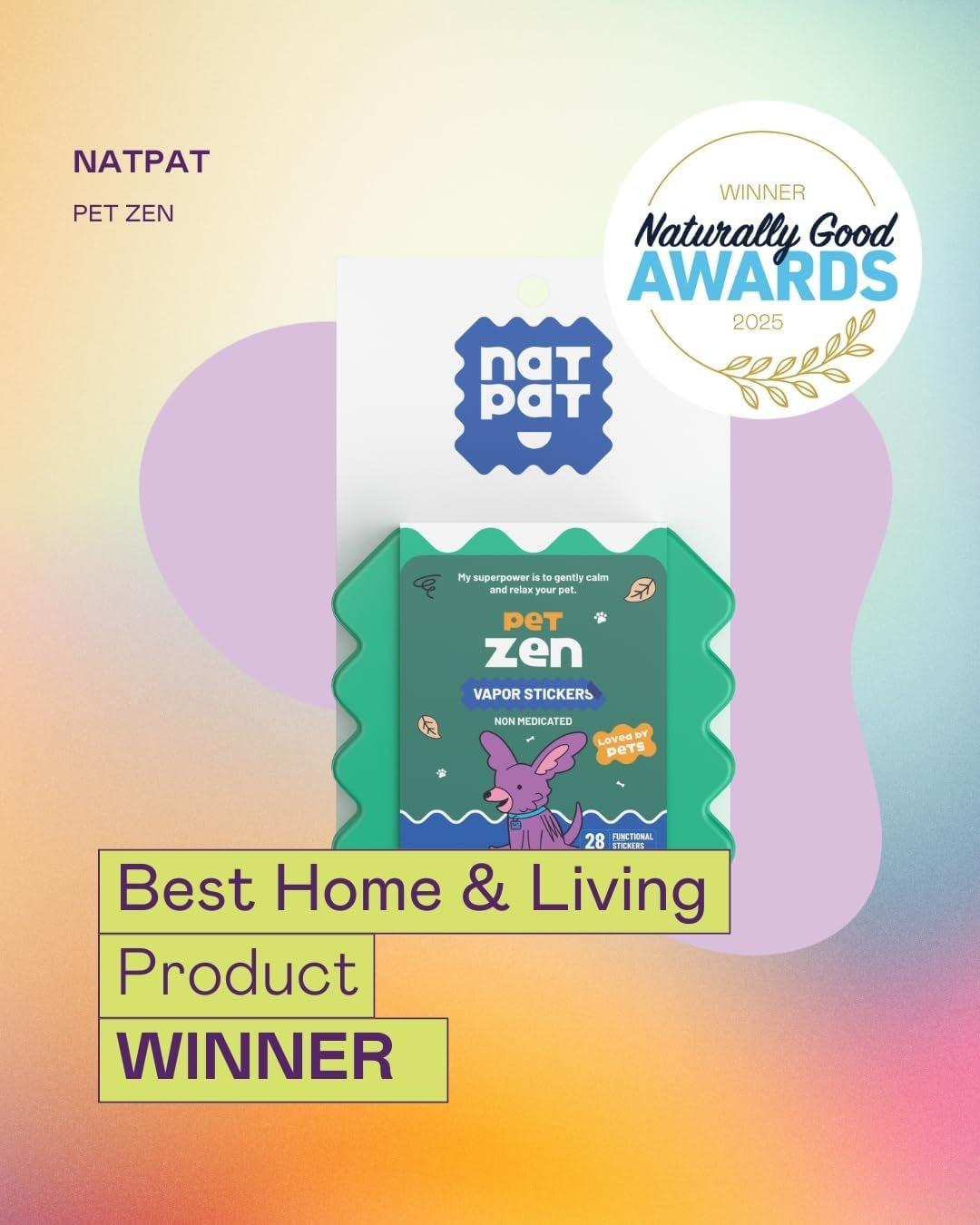 natpat-pet-zen-calming-patches-for-dogs-non-medicated-24-count-plant-based-essential-oils-stress-relief-for-travel-fireworks-anxiety-stick-on-design-for-collars-or-pet-lockets