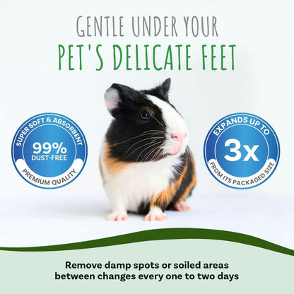 Small Pet Select Unbleached White Paper Bedding, 178L | Soft Absorbent Natural Bedding, Odor Control, Made in USA, for Guinea Pigs, Rabbits, Hamsters & Small Pets7