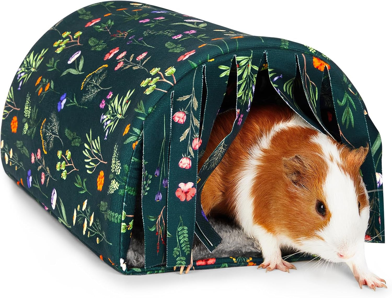 unicorn-catcher-washable-guinea-pig-tunnel-with-curtains-for-small-animals-cozy-small-pet-hideout-featuring-curtains-for-privacy-ideal-for-hamsters-chinchillas-and-bunnies-to-rest-and-play