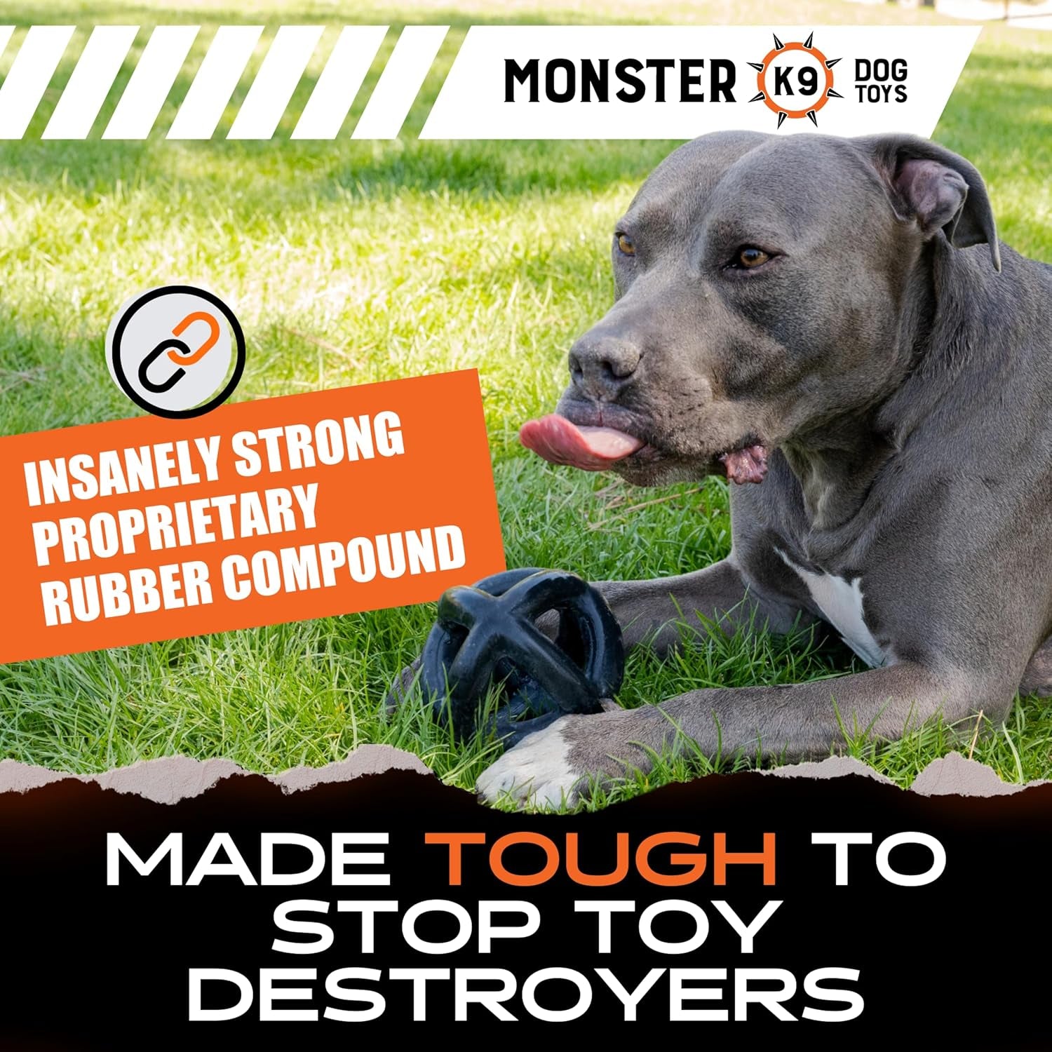 monster-k9-ring-ball-virtually-indestructible-lifetime-guaranteed-vulcron™-natural-rubber-durable-heavy-duty-dog-chew-toy-for-aggressive-chewers-medium-large-breeds-5-5