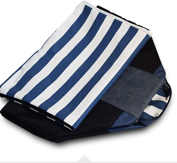 In the Square Canvas in the Nest Kennel Cat Litter Pet Nest Pad 35CM 45CM (Blue Small)4