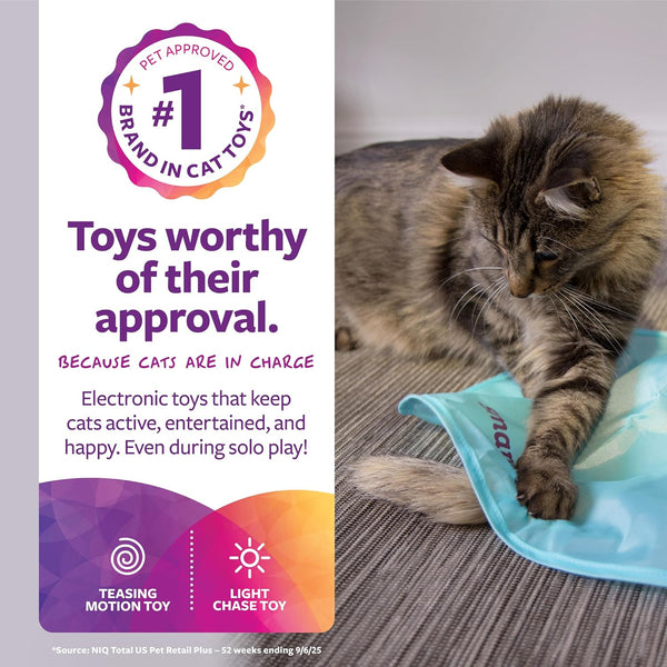 Smartykat Electronic Motion/Moving Toys for Cats & Kittens, Battery Powered, Mimics Motion of Real Prey, Fun & Interactive Play - Multiple Styles2