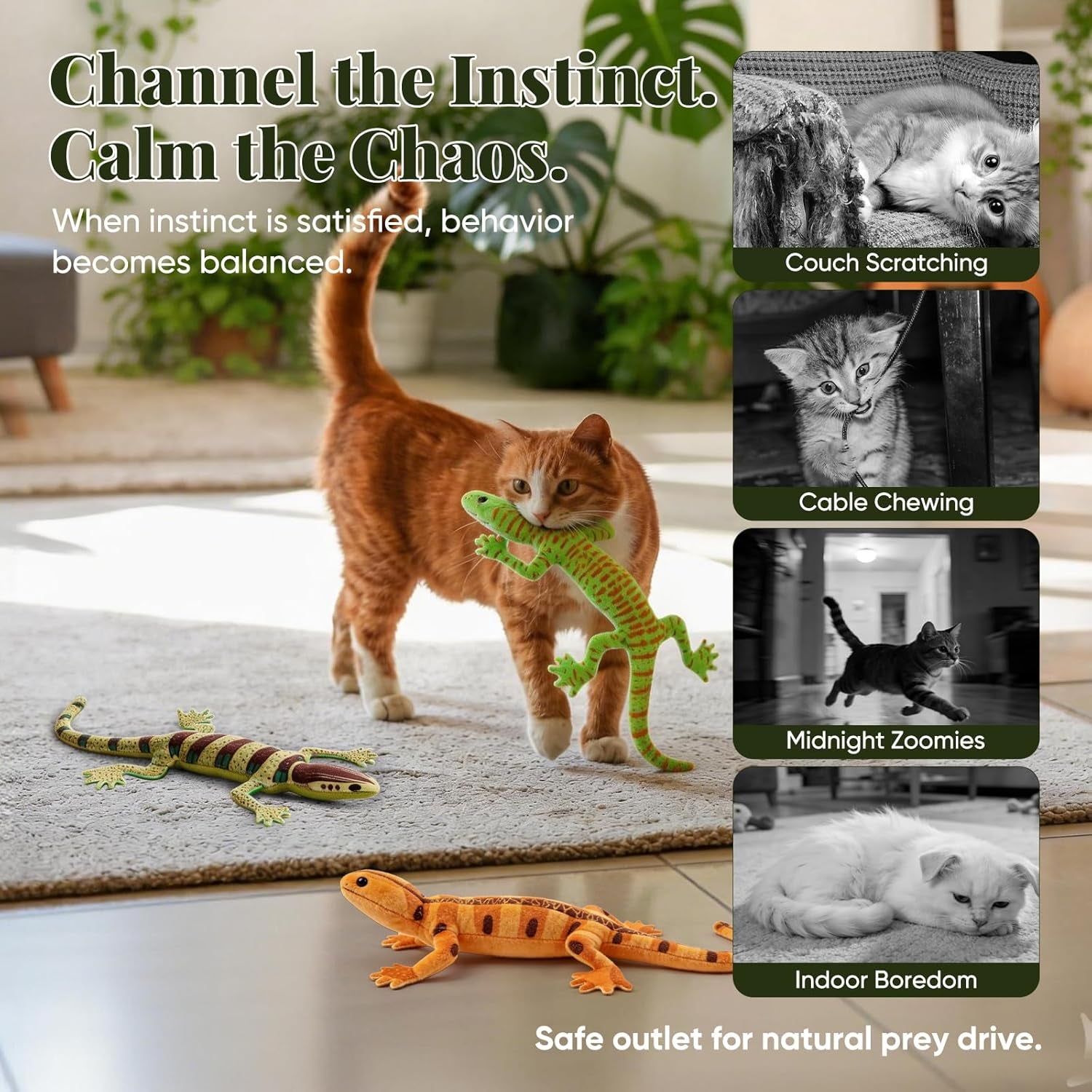 ciyvolyeen-4-pack-plush-lizard-catnip-toys-for-indoor-cats-lifelike-lizard-cat-toy-sparks-hunting-instinct-soft-plush-with-catnip-durable-design-boredom-relief-interactive-play