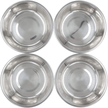 Stainless Steel Dog & Cat Bowls - 4-Pack2