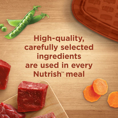 Nutrish Savory Favorites Wet Dog Food Variety Pack, 8 Oz Tubs (Rachael Ray) | Pack of 6, Includes 3 Delicious Flavors of Chicken Paw Pie, Hearty Beef Stew & Savory Lamb Stew, No Artificial Flavors6