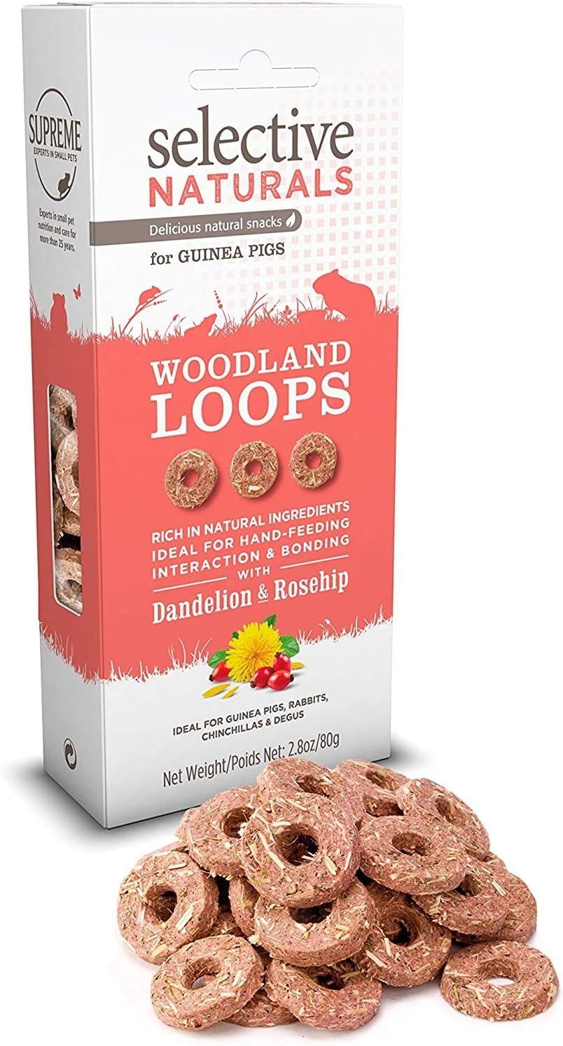 supreme-petfoods-2-pack-of-selective-naturals-woodland-loops-guinea-pig-treats-2-8-ounces-each-with-dandelion-and-rosehip