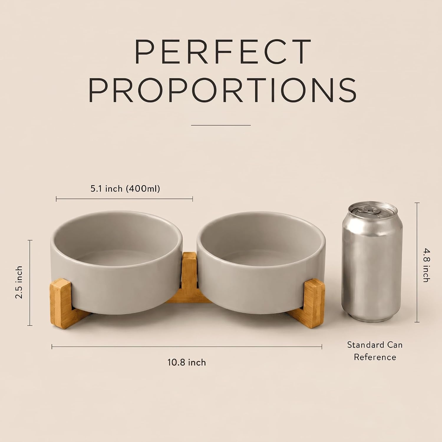 spunkyjunky-ceramic-dog-and-cat-bowl-with-wood-stand-non-slip-matte-glaze-weighted-food-water-set-for-cats-small-dogs-13-5oz