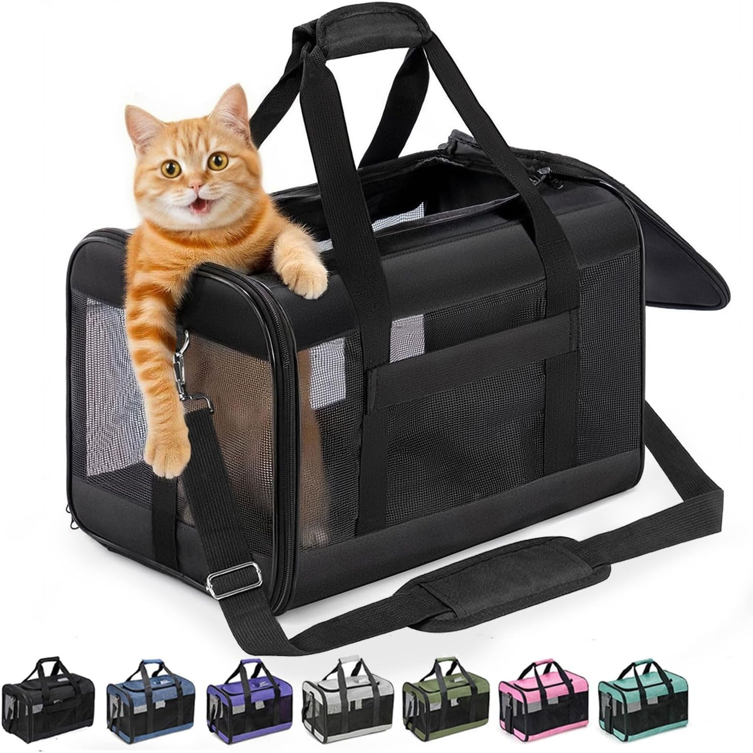conlun-cat-carrier-airline-approved-soft-sided-dog-carrier-with-inner-safety-leash-pet-transport-carrier-for-small-medium-cats-puppies-up-to-15-lbs-collapsible-travel-kitten-carrier-bag-blackm-airline-approved-with-inner-safety-leash-collapsible-pet-transport-carrier-for-small-dog-medium-cats