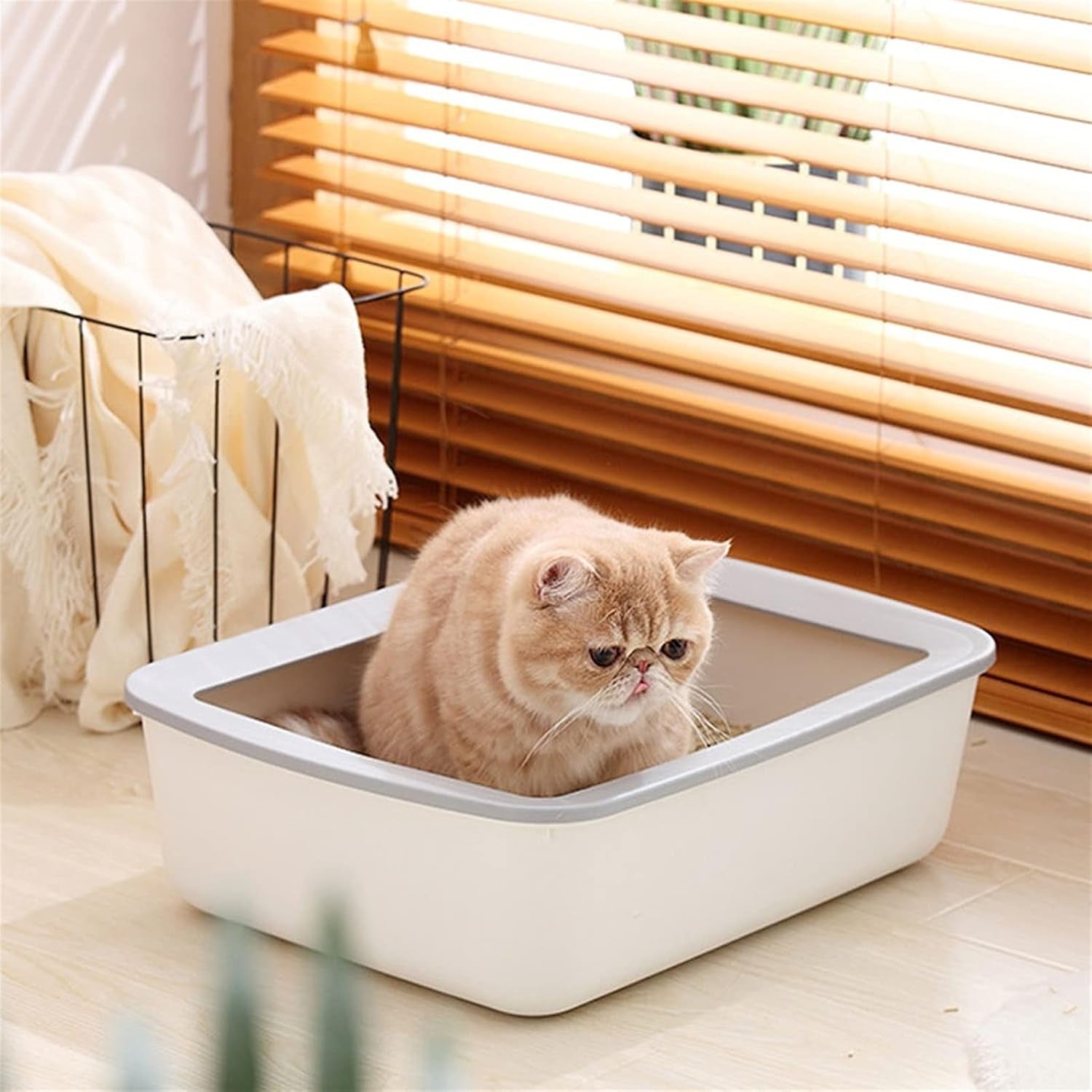 dog-potty-training-toilet-cat-litter-tray-semi-enclosed-box-splashproof-large-kitten-poop-open-sand-table-toilet-kitty-supplies-are-available-in-four-colorsa