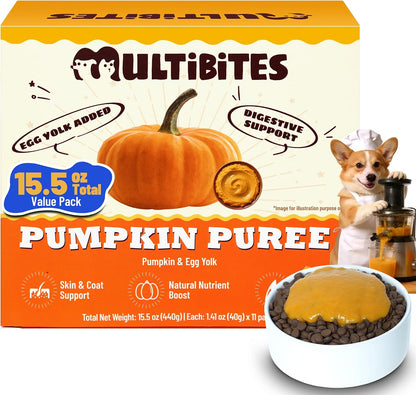 15.5Oz Pumpkin Puree for Cats and Dogs for Digestive Health | Cat and Dog Pumpkin Puree for Healthy Digestion. Natural Fiber Supplement for Dog Food Toppers,Kittens,Puppy Snacks1