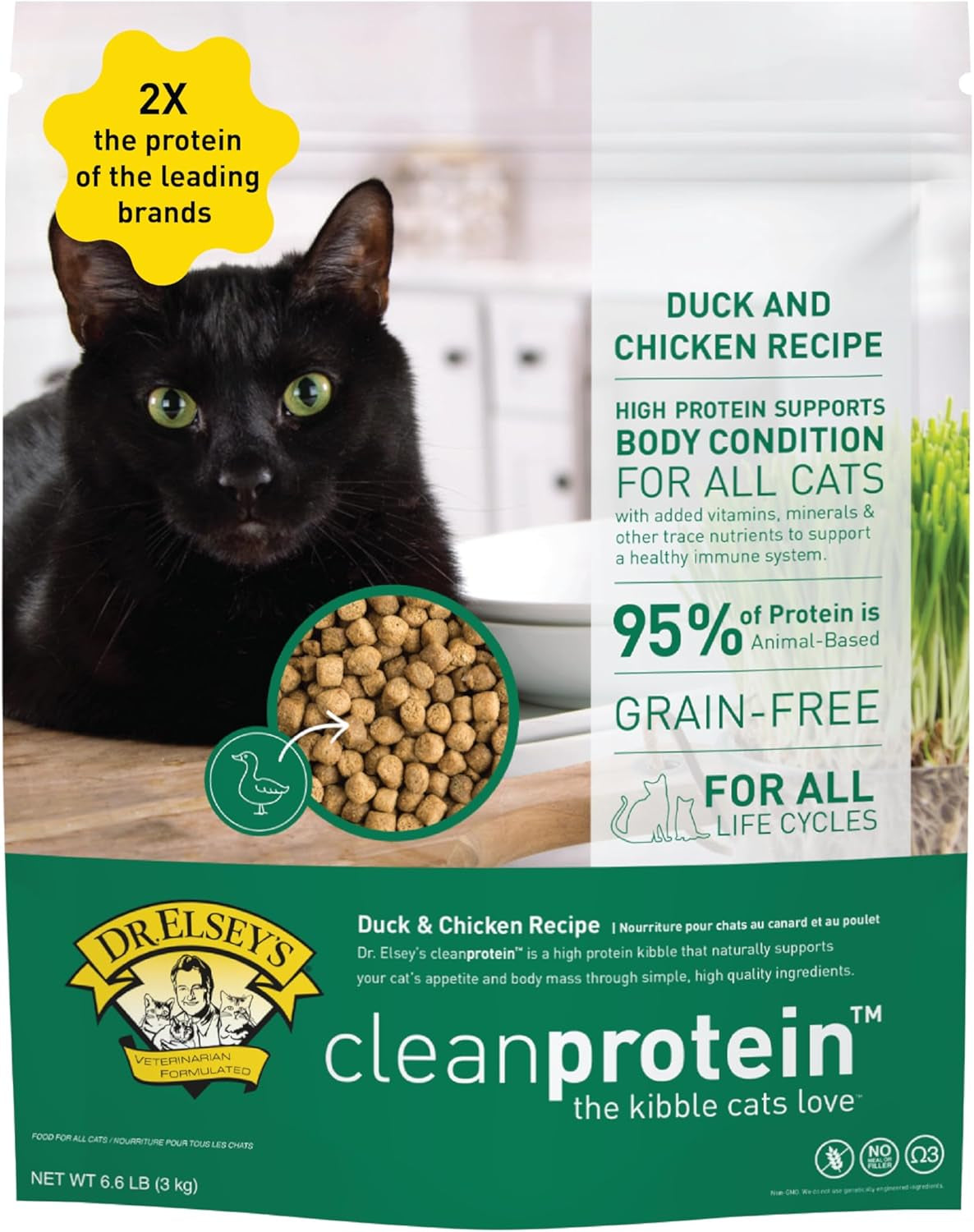 dr-elseys-cleanprotein-chicken-cat-kibble-2-lb-bag
