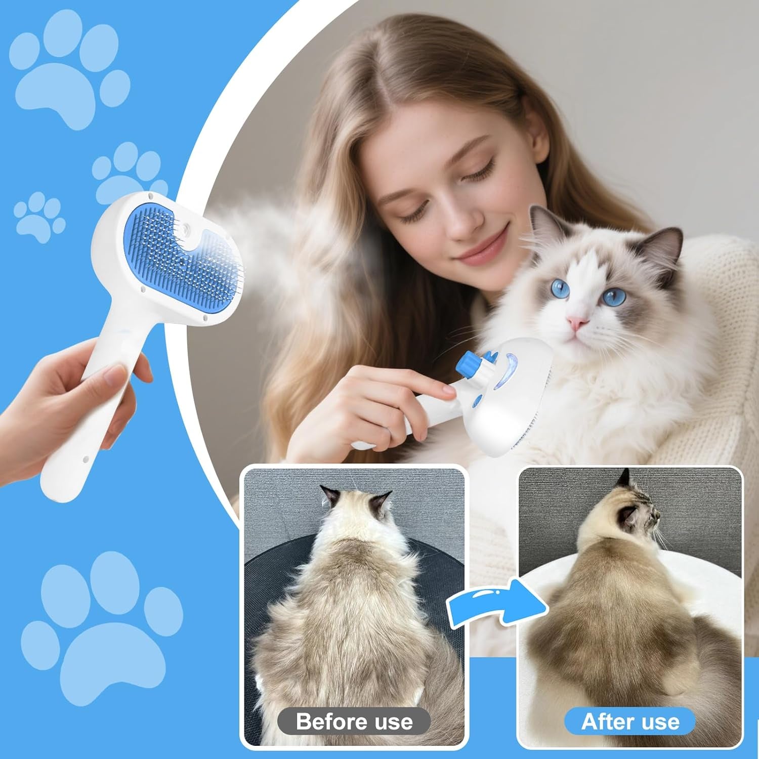 pet-steam-brush-for-dogs-cats-3-in-1-shedding-grooming-tool-self-cleaning-spray-comb-with-mist-dog-brush-for-shedding-cat-brush-for-hair-removal-long-haired-pets-waterless-shampoo