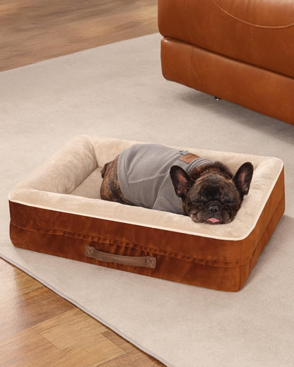 Upvilla Orthopedic Dog Bed XL, Four-Sided Dog Sofa, Washable Cover, Gray17