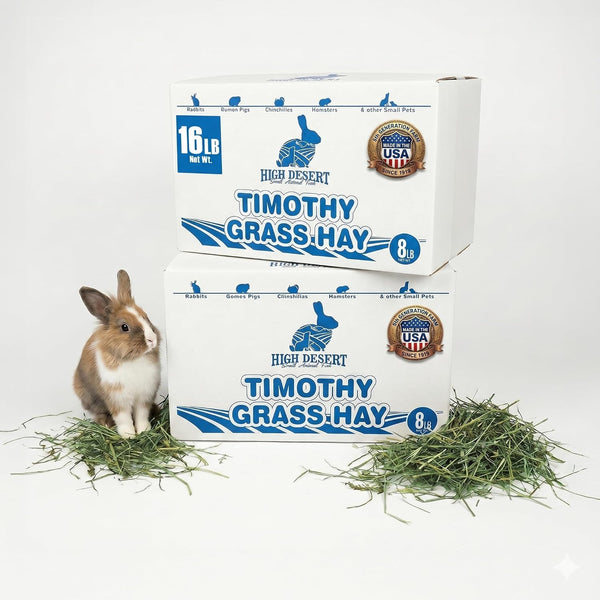 High Desert 2Nd Cutting Timothy Hay for Rabbits, Guinea Pigs, 4 Lb | Soft Leafy Texture with Balanced Fiber, Supports Healthy Digestion, Great for Chinchillas, Hand Packed in the USA, Low Dust12