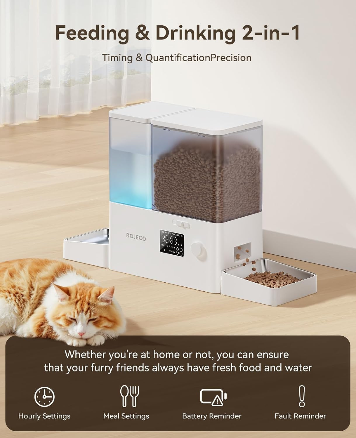 automatic-cat-feeder-and-water-dispenser-2-in-1-large-capacity-5l-cat-food-bowl-and-3-5l-gravity-water-dispenser-timed-cat-feeder-for-cats-small-dogs-puppies-kittens-pets