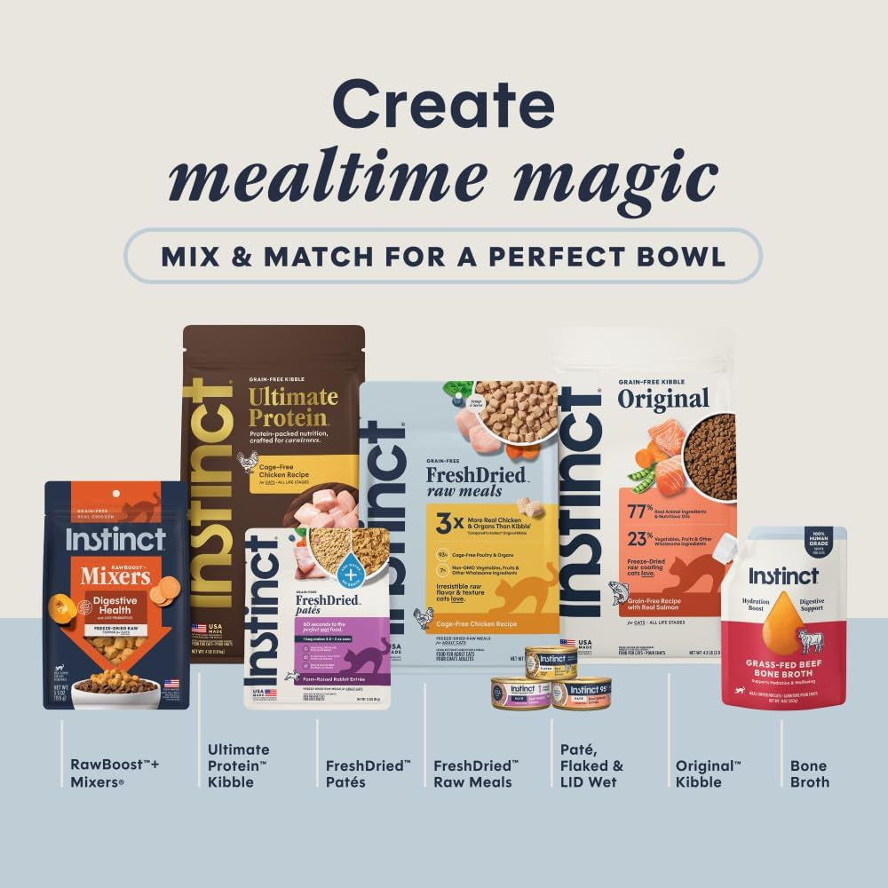 instinct-freeze-dried-raw-meals-natural-cat-food-chicken-9-5-oz-bag-freshdried-raw-93-meat-organs-7-non-gmo-vegetables-fruits-other-wholesome-ingredients-supports-overall-vitality
