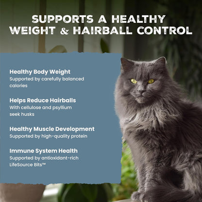 Blue Buffalo Wilderness Chicken Natural High-Protein Grain-Free Dry Food Hairball & Weight Control for Adult Indoor Cats, Real Chicken First, Antioxidant-Rich Lifesource Bits Support Immunity, 11 Lbs.5